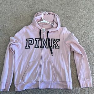 PINK zip hoodie